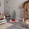 5ft. Pre-Lit Flocked North Carolina Fir Artificial Christmas Tree, Clear Lights